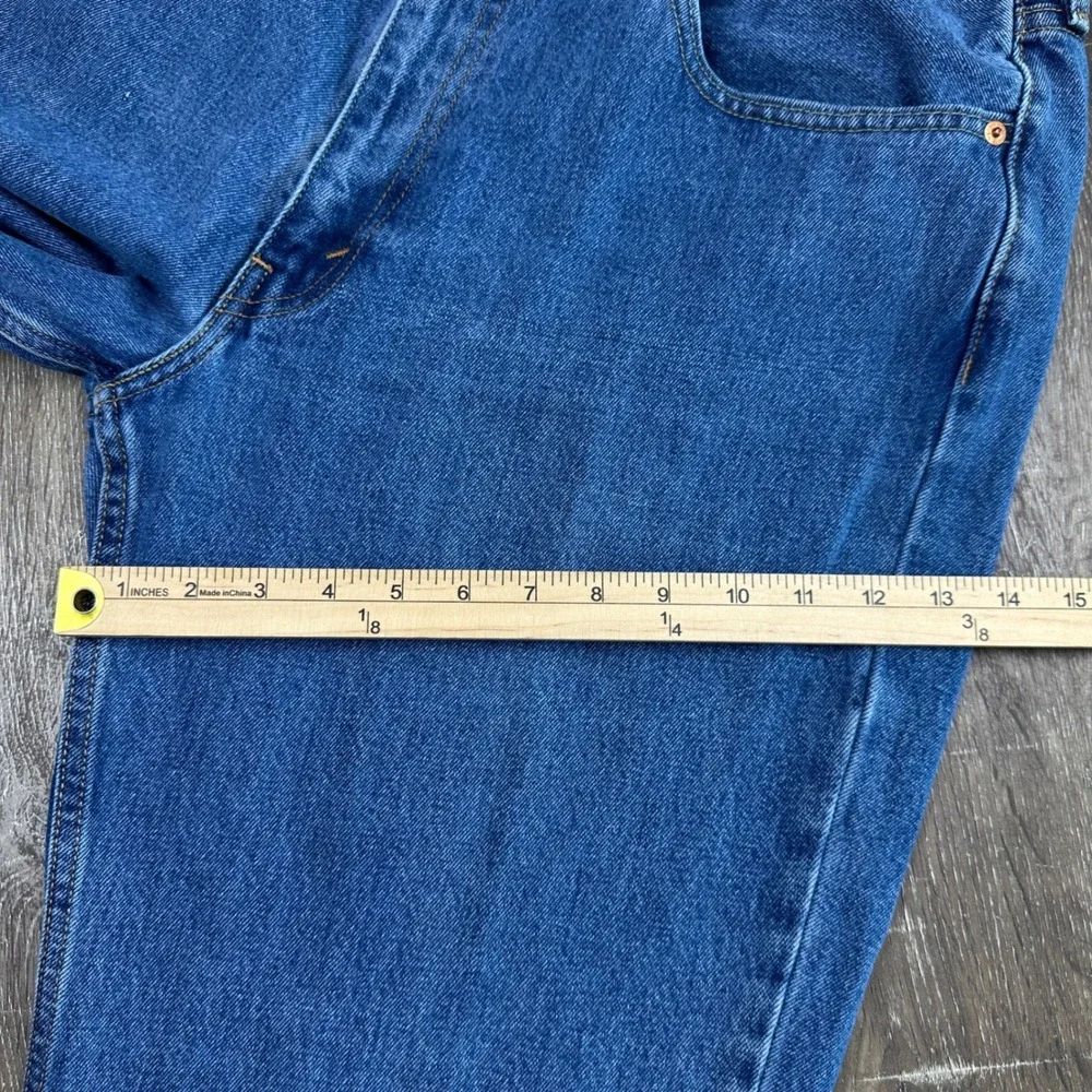 Levis 550 Relaxed Fit Medium Wash Blue Denim Mens Jeans 38x30 Classic Baggy